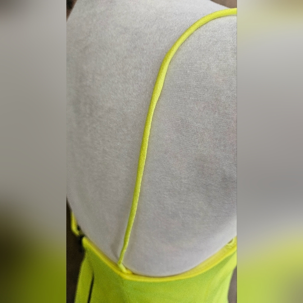Alice + Olivia Neon Yellow Mini Dress - Picture 11 of 14